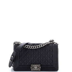 Chanel Old Medium Boy Flap Bag